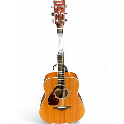 Used Yamaha FG720SL Left Handed Natural Acoustic Guitar