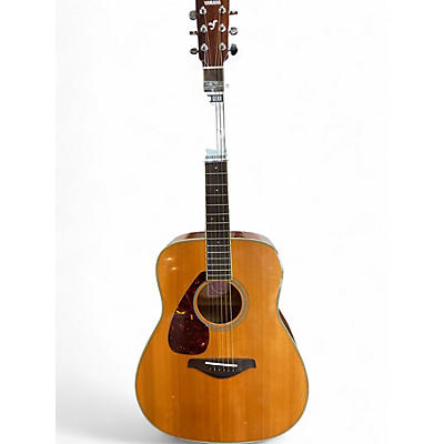 Used Yamaha FG720SL Left Handed Natural Acoustic Guitar
