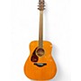Used Yamaha FG720SL Left Handed Natural Acoustic Guitar Natural