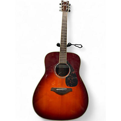 Used Yamaha FG730S 2 Color Sunburst Acoustic Guitar