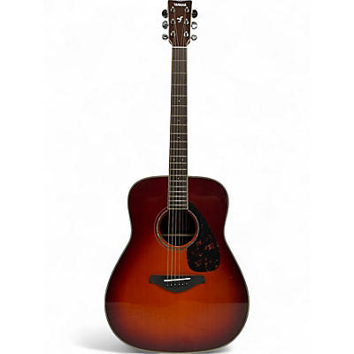 Used Yamaha FG730S 3 Color Sunburst Acoustic Guitar