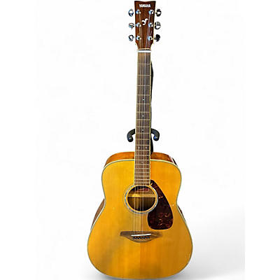 Used Yamaha FG730S Natural Acoustic Guitar