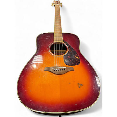 Used Yamaha FG735S 2 Color Sunburst Acoustic Guitar