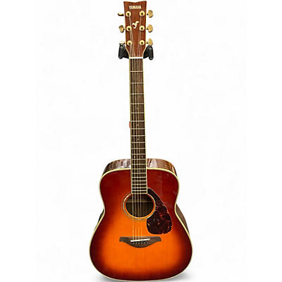 Used Yamaha FG735S Cherry Sunburst Acoustic Guitar