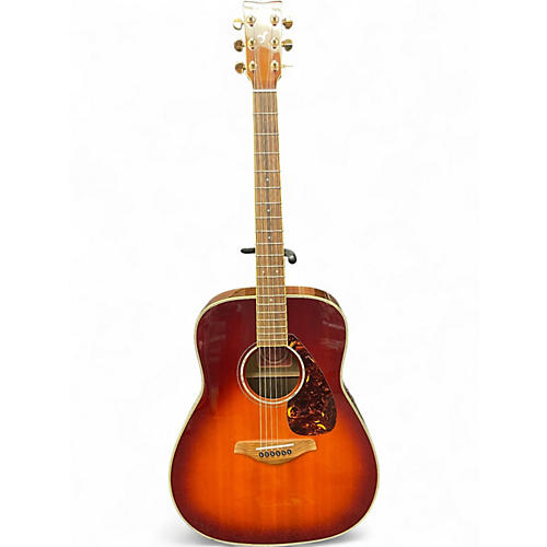 Used Yamaha FG735S Natural Acoustic Guitar Natural