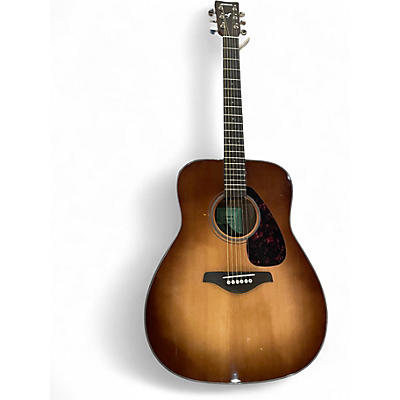 Used Yamaha FG800J 2 Tone Sunburst Acoustic Guitar