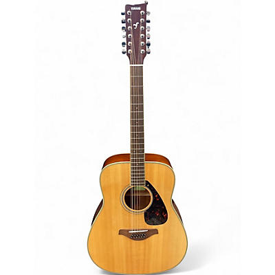 Used Yamaha FG820-12 Natural 12 String Acoustic Electric Guitar