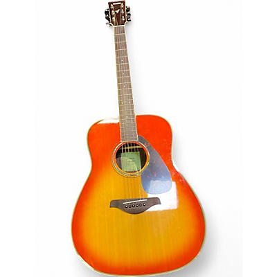 Used Yamaha FG830 3 Color Sunburst Acoustic Guitar
