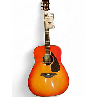 Used Yamaha FG830 Cherry Sunburst Acoustic Guitar