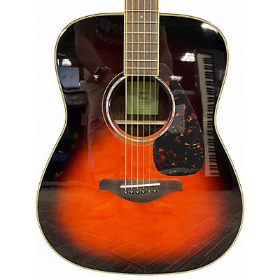 Used Yamaha FG830 Tobacco Sunburst Acoustic Guitar