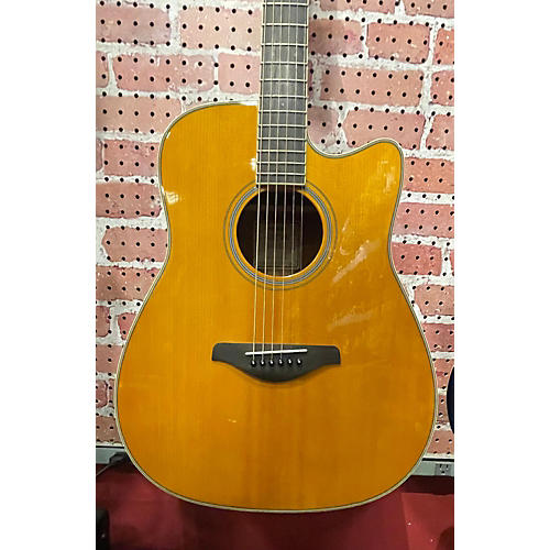 Yamaha Used Yamaha FGC-TA Natural Acoustic Electric Guitar Natural