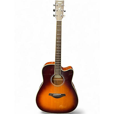 Used Yamaha FGC-TA Sunburst Acoustic Electric Guitar