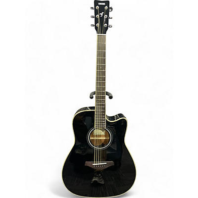Used Yamaha FGC TA TransAcoustic Black Acoustic Electric Guitar