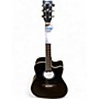 Used Yamaha FGC-TA TransAcoustic Dreadnought Cutaway Black Acoustic Electric Guitar Black