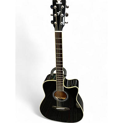 Used Yamaha FGCTA Black Acoustic Electric Guitar