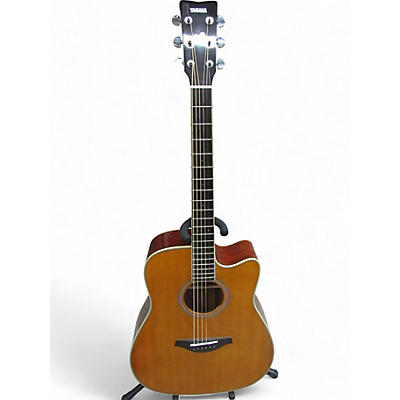 Yamaha Used Yamaha FGCTA Natural Acoustic Electric Guitar