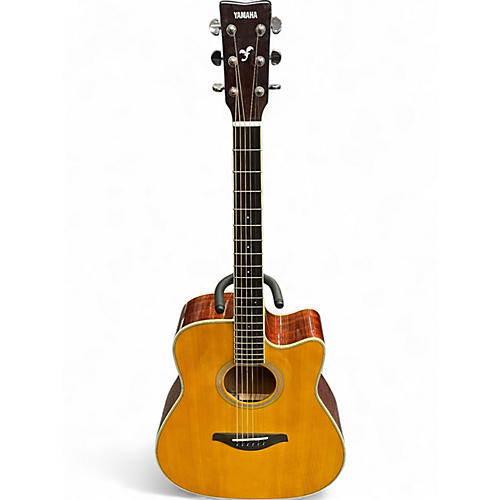 Used Yamaha FGCTA Natural Acoustic Electric Guitar Natural