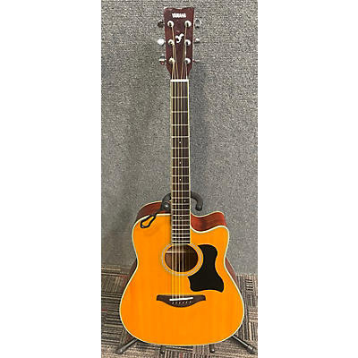 Yamaha Used Yamaha FGCTA TRANSACOUSTIC Natural Acoustic Electric Guitar