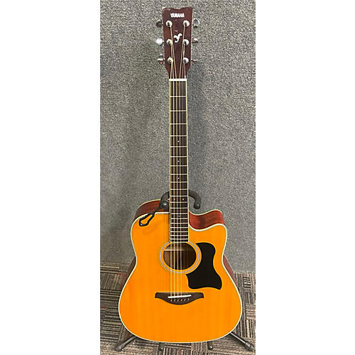 Yamaha Used Yamaha FGCTA TRANSACOUSTIC Natural Acoustic Electric Guitar Natural