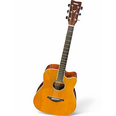 Used Yamaha FGCTA VINTAGE TINT Acoustic Electric Guitar