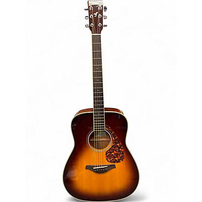 Used Yamaha FGTA 2 Color Sunburst Acoustic Electric Guitar