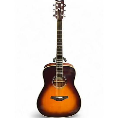Used Yamaha FGTA 2 Tone Sunburst Acoustic Electric Guitar