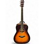 Used Yamaha FGTA 2 Tone Sunburst Acoustic Electric Guitar 2 Tone Sunburst