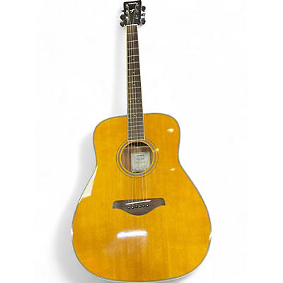 Yamaha Used Yamaha FGTA Natural Acoustic Electric Guitar