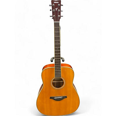 Yamaha Used Yamaha FGTA Natural Acoustic Electric Guitar