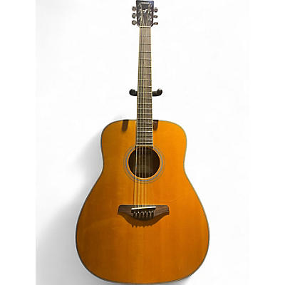Used Yamaha FGTA Natural Acoustic Electric Guitar