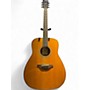 Used Yamaha FGTA Natural Acoustic Electric Guitar Natural