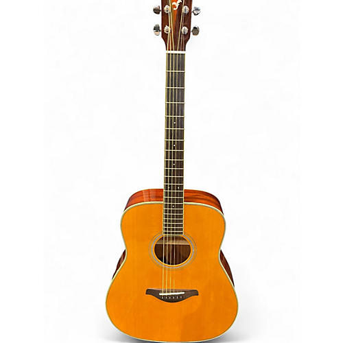 Used Yamaha FGTA Natural Acoustic Electric Guitar Natural