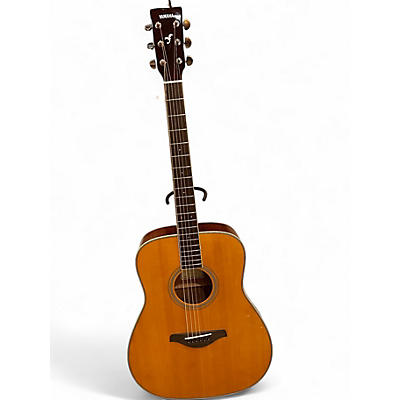 Used Yamaha FGTA Natural Acoustic Electric Guitar