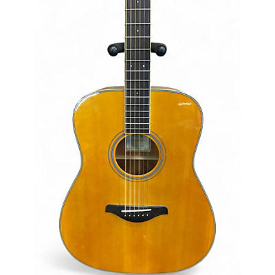 Used Yamaha FGTA Natural Acoustic Electric Guitar