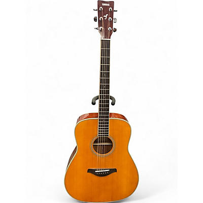 Used Yamaha FGTA Natural Acoustic Electric Guitar