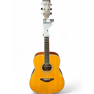 Used Yamaha FGTA Natural Acoustic Electric Guitar