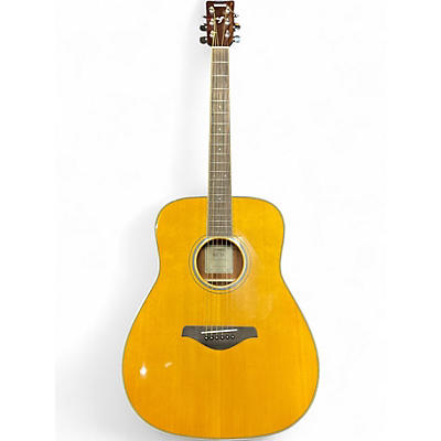 Used Yamaha FGTA Natural Acoustic Electric Guitar