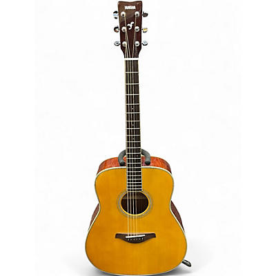 Used Yamaha FGTA TRANS ACOUSTIC Natural Acoustic Electric Guitar