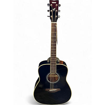 Yamaha Used Yamaha FGTA TRANSACOUSTIC Black Acoustic Electric Guitar