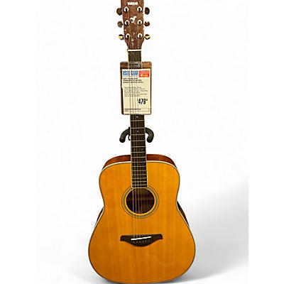 Yamaha Used Yamaha FGTA TRANSACOUSTIC Natural Acoustic Electric Guitar