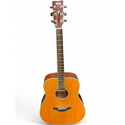 Used Yamaha FGTA TRANSACOUSTIC Natural Acoustic Electric Guitar