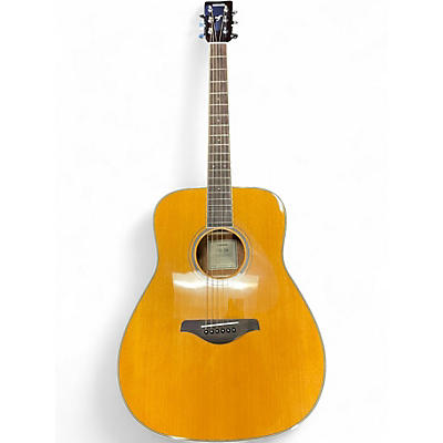 Used Yamaha FGTA Transacoustic Natural Acoustic Electric Guitar