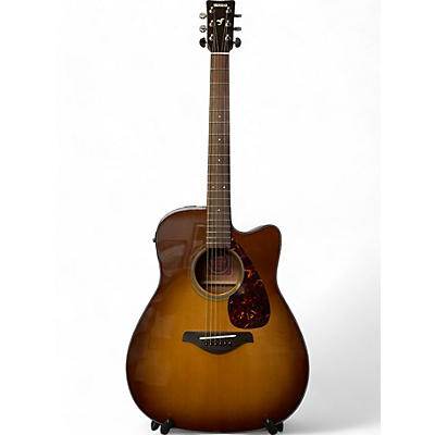 Yamaha Used Yamaha FGX700SC 2 Color Sunburst Acoustic Electric Guitar