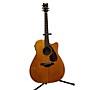 Used Yamaha Used Yamaha FGX700SC Natural Acoustic Electric Guitar Natural