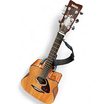 Used Yamaha FGX700SC Natural Acoustic Electric Guitar