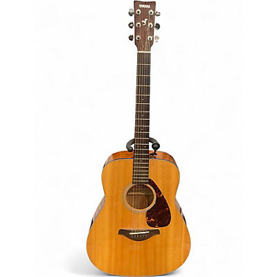 Used Yamaha FGX700SC Natural Acoustic Electric Guitar