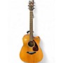 Used Yamaha FGX700SC Natural Acoustic Electric Guitar Natural