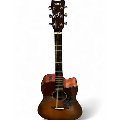 Used Yamaha FGX700SC Sandburst Acoustic Electric Guitar