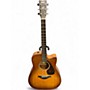Used Yamaha FGX800C 2 Tone Sunburst Acoustic Electric Guitar 2 Tone Sunburst