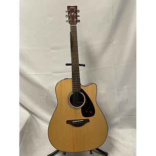 Yamaha Used Yamaha FGX800C Natural Acoustic Electric Guitar Natural